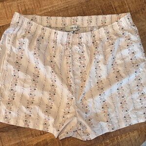 Women's Floral Print Sleep Shorts